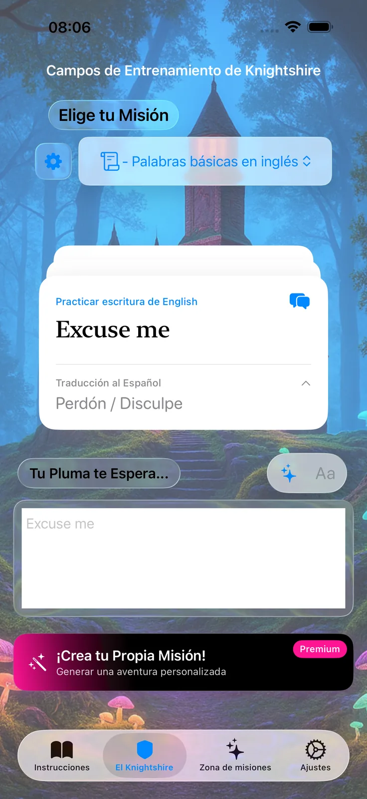 Captura de Escritura Guiada